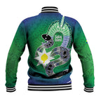 Australia Saibai Island Baseball Jacket Papuan Black Snake With Dhari