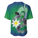 Australia Saibai Island Baseball Jersey Papuan Black Snake With Dhari