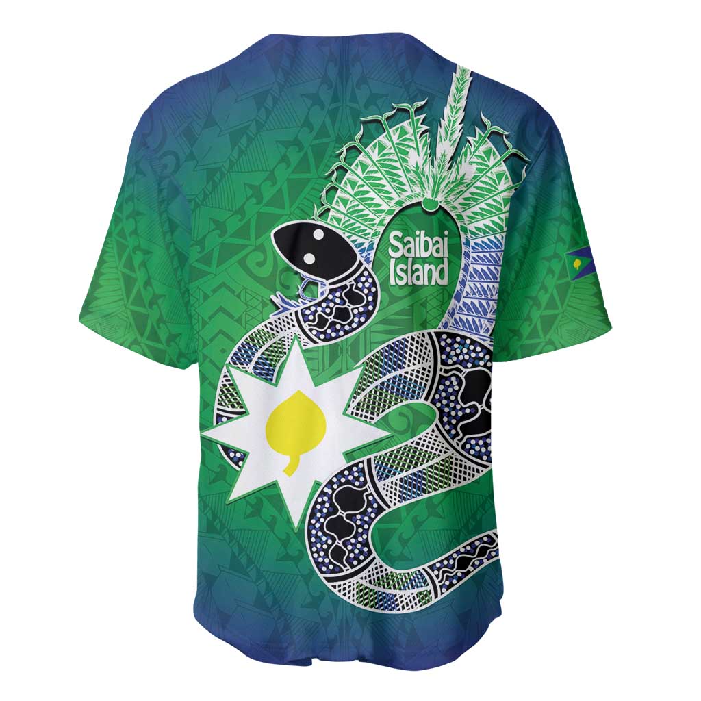 Australia Saibai Island Baseball Jersey Papuan Black Snake With Dhari