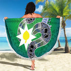 Australia Saibai Island Beach Blanket Papuan Black Snake With Dhari