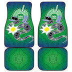 Australia Saibai Island Car Mats Papuan Black Snake With Dhari