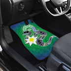 Australia Saibai Island Car Mats Papuan Black Snake With Dhari