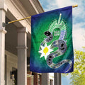 Australia Saibai Island Garden Flag Papuan Black Snake With Dhari