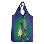 Australia Saibai Island Grocery Bag Papuan Black Snake With Dhari