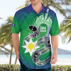Australia Saibai Island Hawaiian Shirt Papuan Black Snake With Dhari
