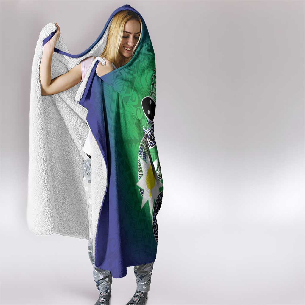 Australia Saibai Island Hooded Blanket Papuan Black Snake With Dhari