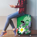 Australia Saibai Island Luggage Cover Papuan Black Snake With Dhari