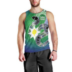 Australia Saibai Island Men Tank Top Papuan Black Snake With Dhari