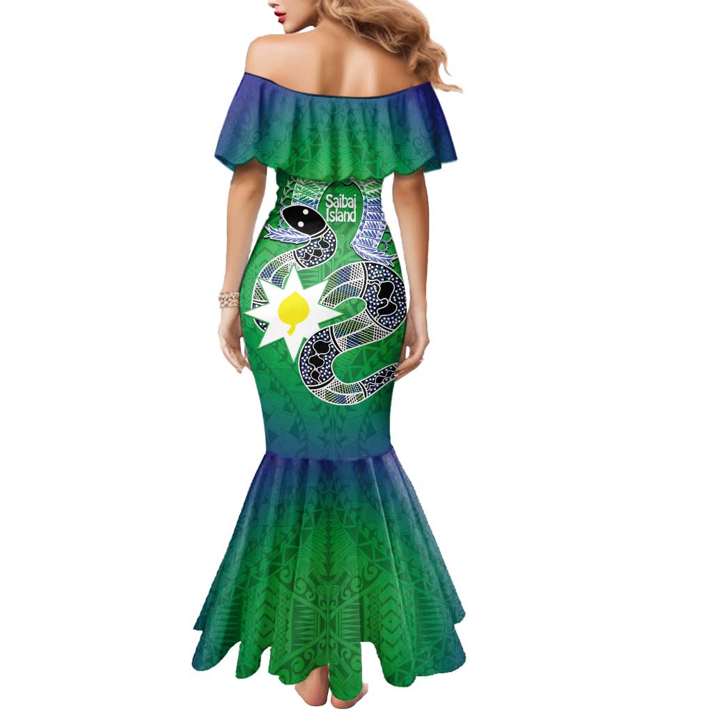 Australia Saibai Island Mermaid Dress Papuan Black Snake With Dhari