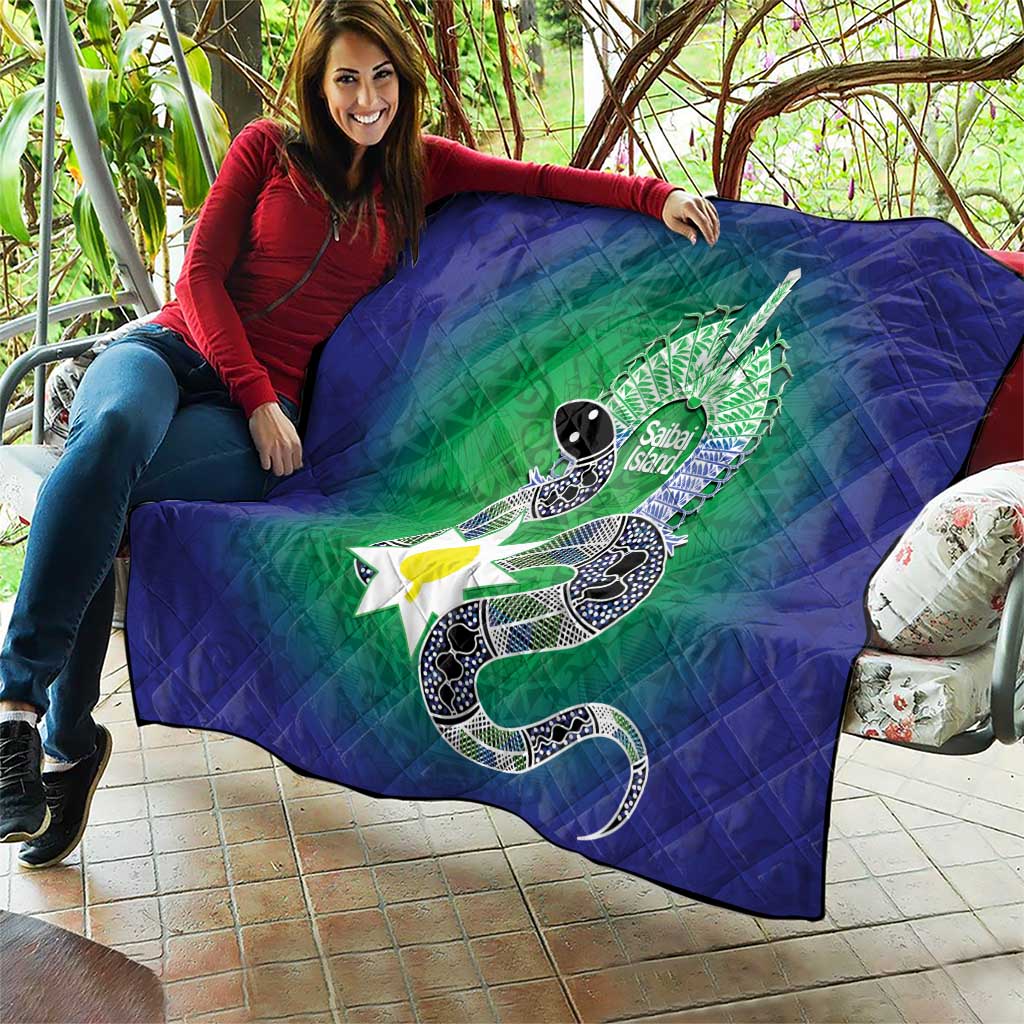 Australia Saibai Island Quilt Papuan Black Snake With Dhari