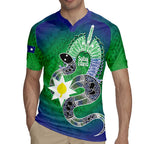 Australia Saibai Island Rugby Jersey Papuan Black Snake With Dhari