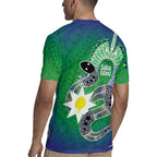 Australia Saibai Island Rugby Jersey Papuan Black Snake With Dhari