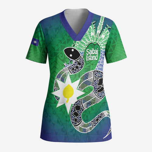 Australia Saibai Island Scrub Top Papuan Black Snake With Dhari - Aussie Hoodie