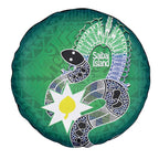 Australia Saibai Island Spare Tire Cover Papuan Black Snake With Dhari