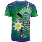 Australia Saibai Island T Shirt Papuan Black Snake With Dhari