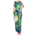 Australia Saibai Island Tank Maxi Dress Papuan Black Snake With Dhari