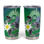 Australia Saibai Island Tumbler Cup Papuan Black Snake With Dhari