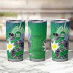 Australia Saibai Island Tumbler Cup Papuan Black Snake With Dhari