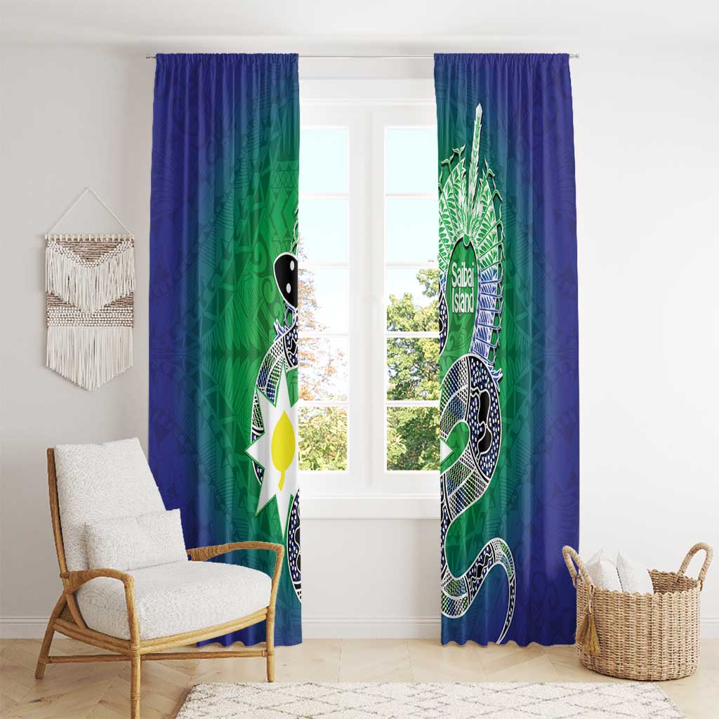 Australia Saibai Island Window Curtain Papuan Black Snake With Dhari