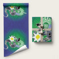 Australia Saibai Island Wrapping Paper Papuan Black Snake With Dhari - Aussie Hoodie