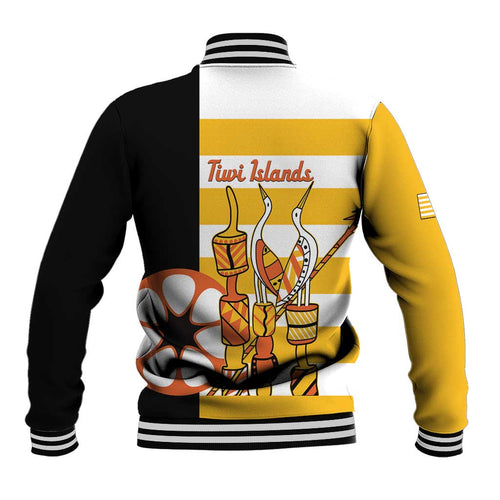 Australia Tiwi Islands Baseball Jacket Ratuati Irara Flag Style