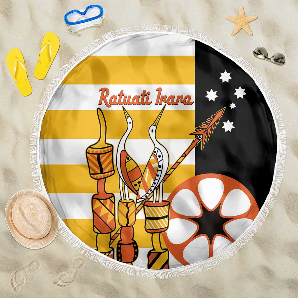 Australia Tiwi Islands Beach Blanket Ratuati Irara Flag Style