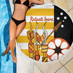 Australia Tiwi Islands Beach Blanket Ratuati Irara Flag Style