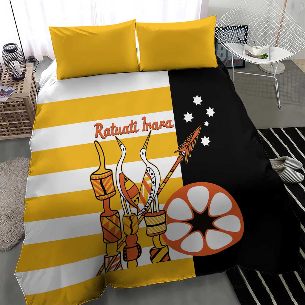 Australia Tiwi Islands Bedding Set Ratuati Irara Flag Style