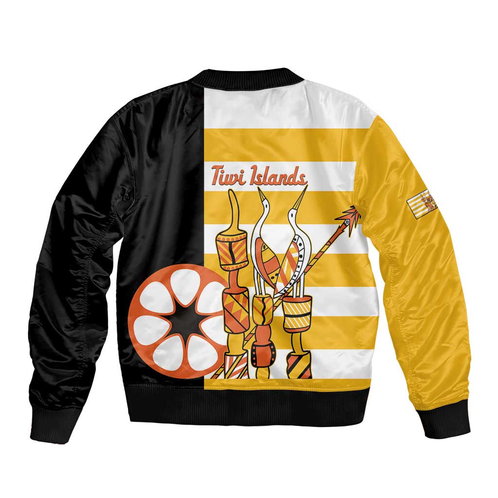 Australia Tiwi Islands Bomber Jacket Ratuati Irara Flag Style