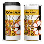 Australia Tiwi Islands 4 in 1 Can Cooler Tumbler Ratuati Irara Flag Style