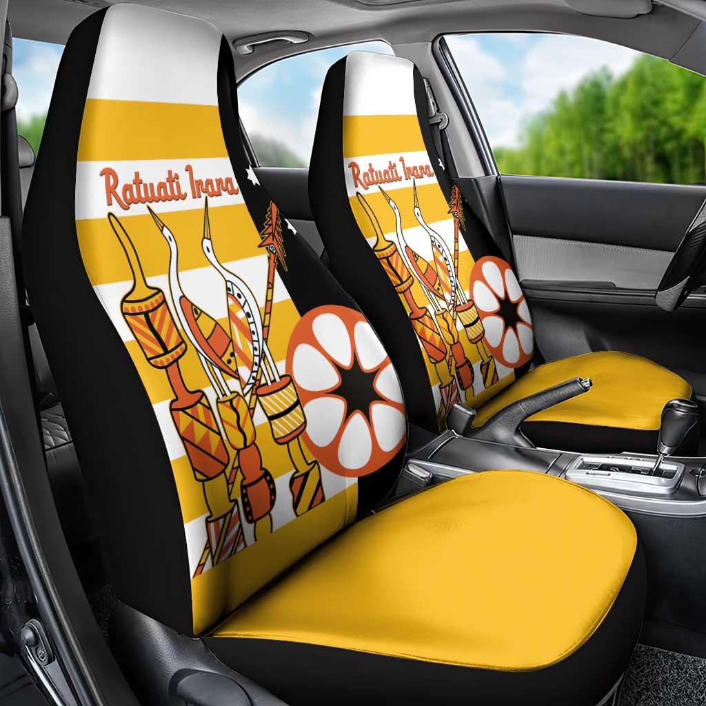 Australia Tiwi Islands Car Seat Cover Ratuati Irara Flag Style