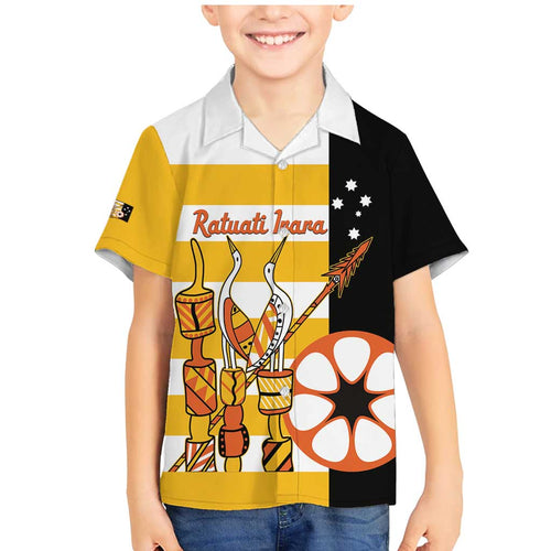 Australia Tiwi Islands Family Matching Mermaid Dress and Hawaiian Shirt Ratuati Irara Flag Style