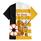 Australia Tiwi Islands Family Matching Off The Shoulder Long Sleeve Dress and Hawaiian Shirt Ratuati Irara Flag Style