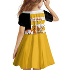 Australia Tiwi Islands Family Matching Off Shoulder Maxi Dress and Hawaiian Shirt Ratuati Irara Flag Style