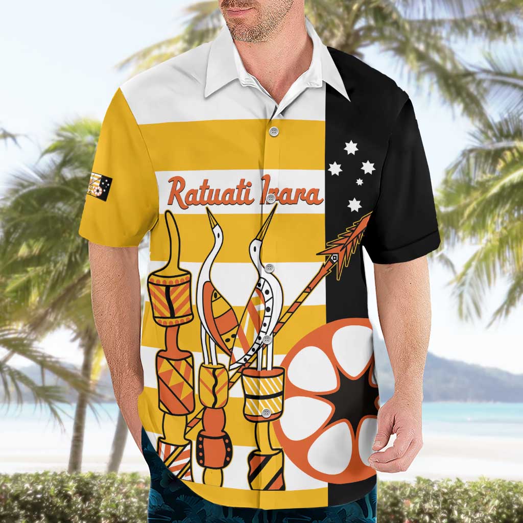 Australia Tiwi Islands Hawaiian Shirt Ratuati Irara Flag Style