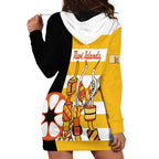 Australia Tiwi Islands Hoodie Dress Ratuati Irara Flag Style