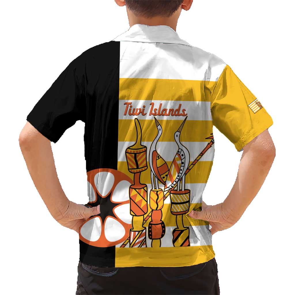 Australia Tiwi Islands Kid Hawaiian Shirt Ratuati Irara Flag Style