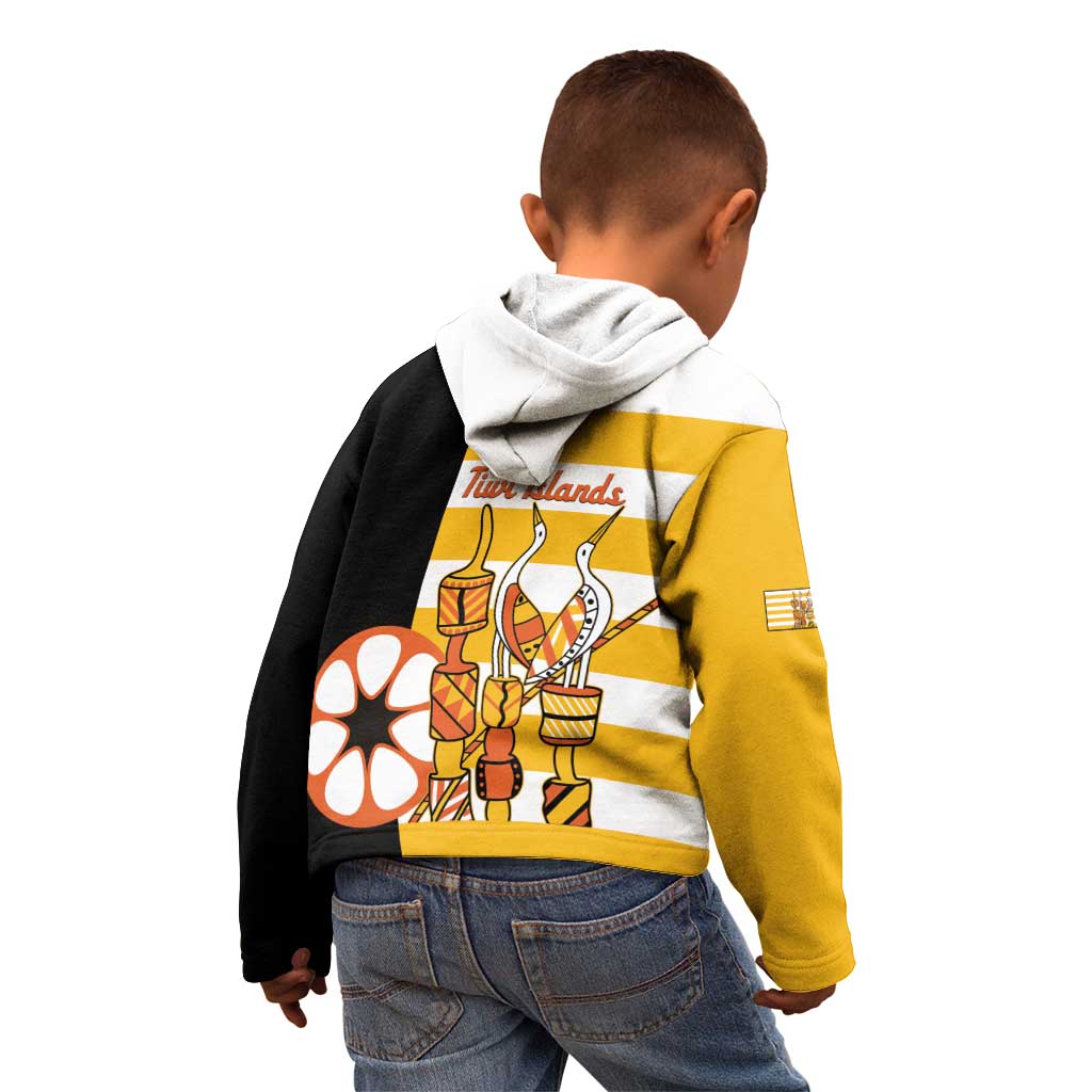 Australia Tiwi Islands Kid Hoodie Ratuati Irara Flag Style