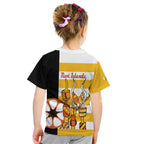 Australia Tiwi Islands Kid T Shirt Ratuati Irara Flag Style