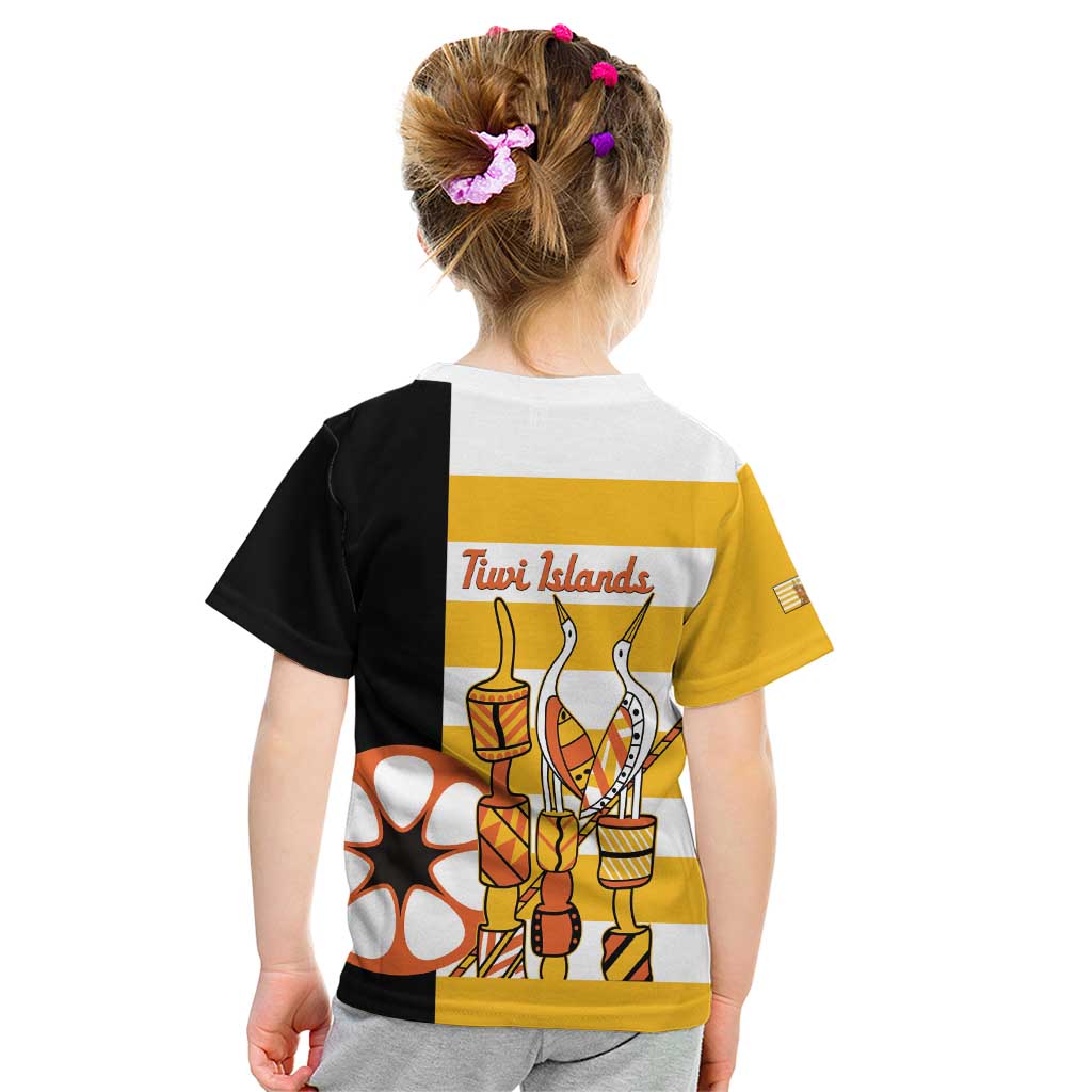 Australia Tiwi Islands Kid T Shirt Ratuati Irara Flag Style