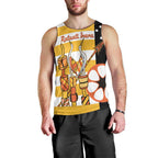 Australia Tiwi Islands Men Tank Top Ratuati Irara Flag Style