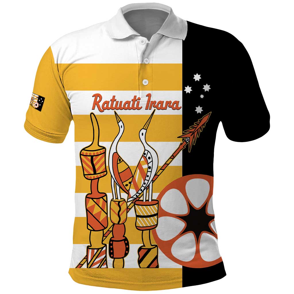 Australia Tiwi Islands Polo Shirt Ratuati Irara Flag Style