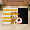 Australia Tiwi Islands Rubber Doormat Ratuati Irara Flag Style