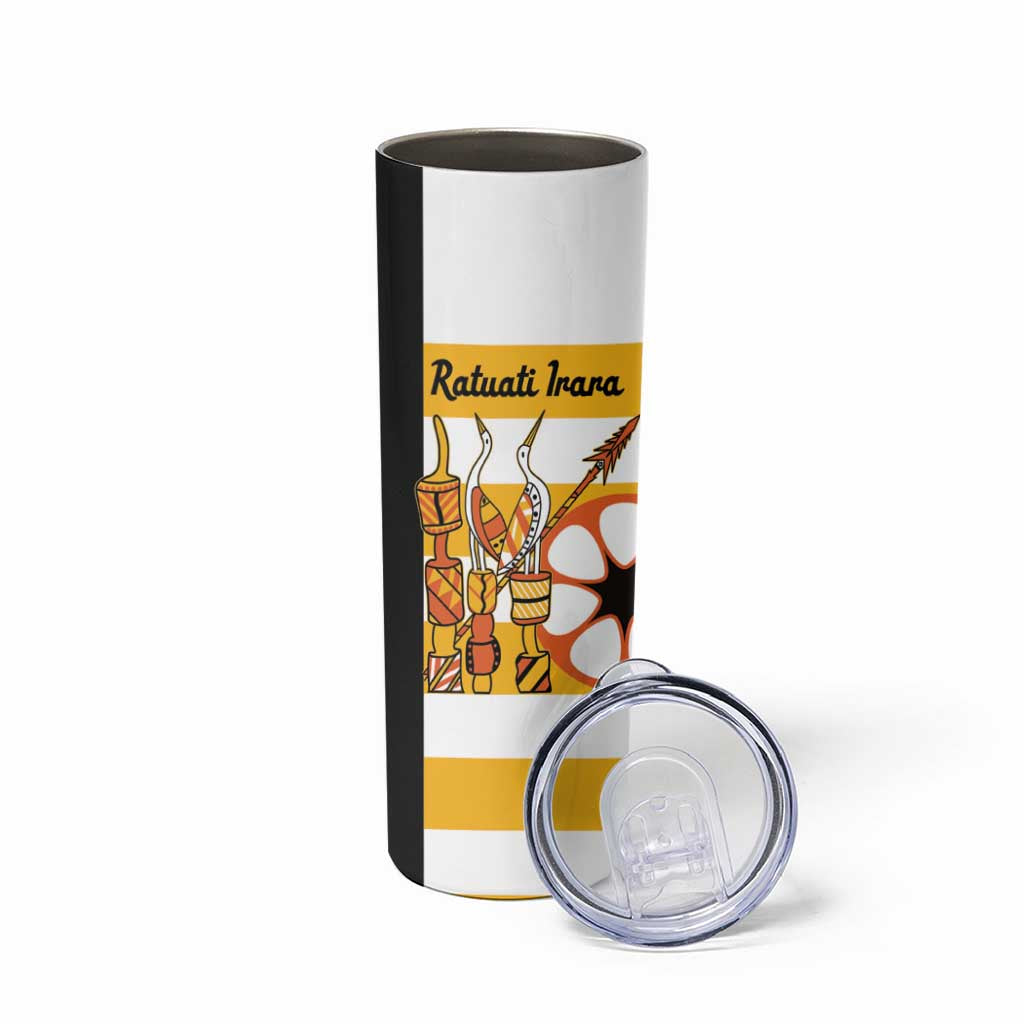 Australia Tiwi Islands Skinny Tumbler Ratuati Irara Flag Style