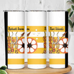 Australia Tiwi Islands Skinny Tumbler Ratuati Irara Flag Style