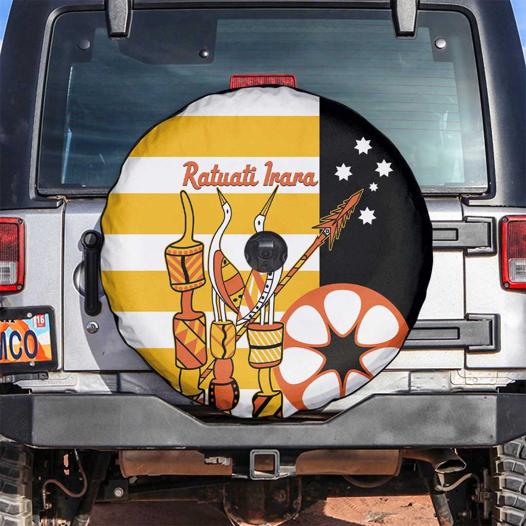 Australia Tiwi Islands Spare Tire Cover Ratuati Irara Flag Style