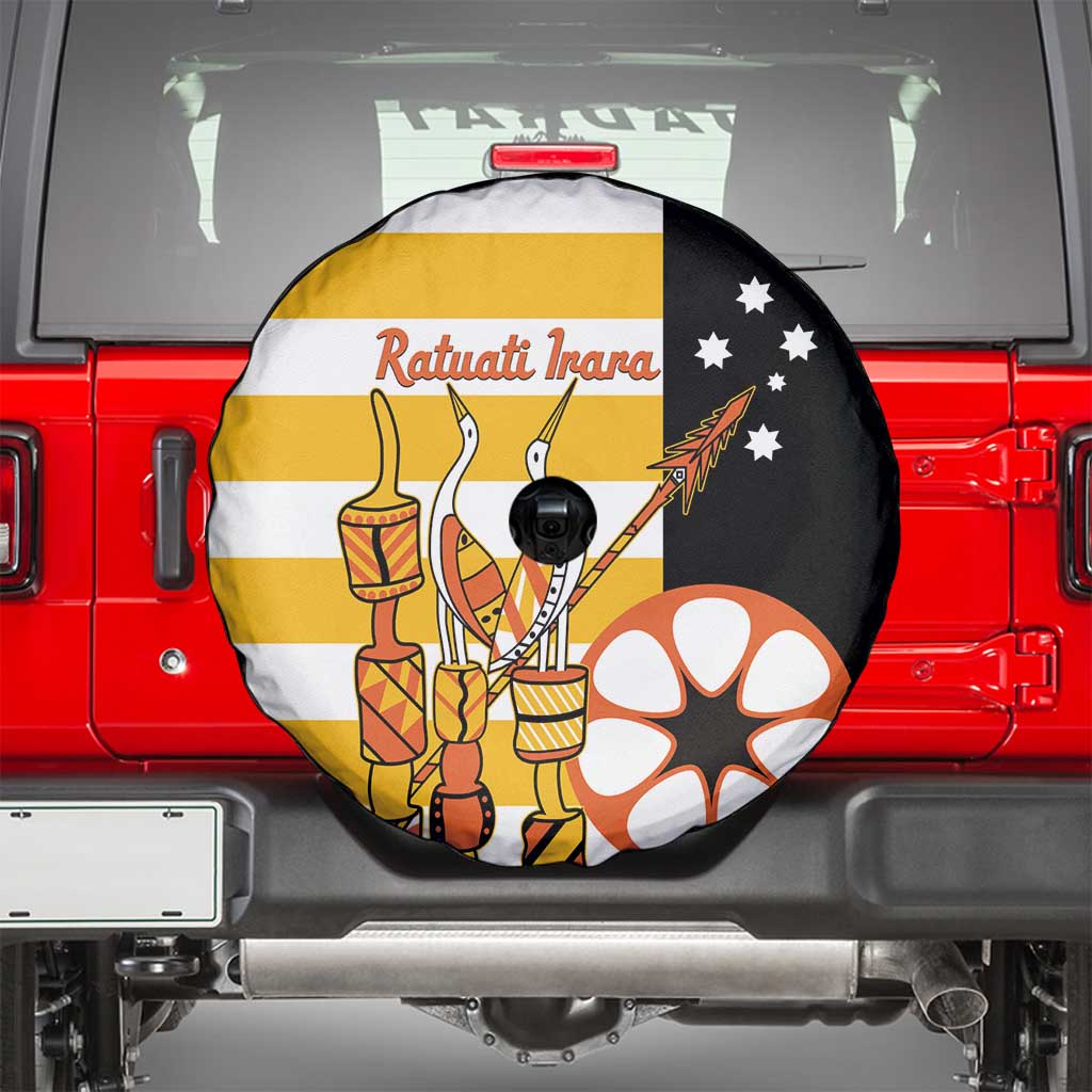 Australia Tiwi Islands Spare Tire Cover Ratuati Irara Flag Style