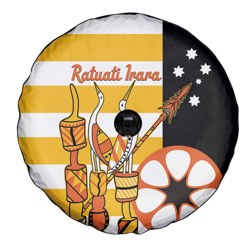 Australia Tiwi Islands Spare Tire Cover Ratuati Irara Flag Style