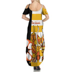 Australia Tiwi Islands Summer Maxi Dress Ratuati Irara Flag Style