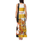 Australia Tiwi Islands Tank Maxi Dress Ratuati Irara Flag Style